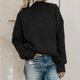Adelinna | Women's Loose Casual Knit Sweater | Warm 0